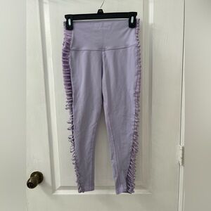 ALO Yoga High Waist Prism Capri Purple Leggings (Size S)